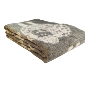 Jacquard Decke aus Wolle Schafe